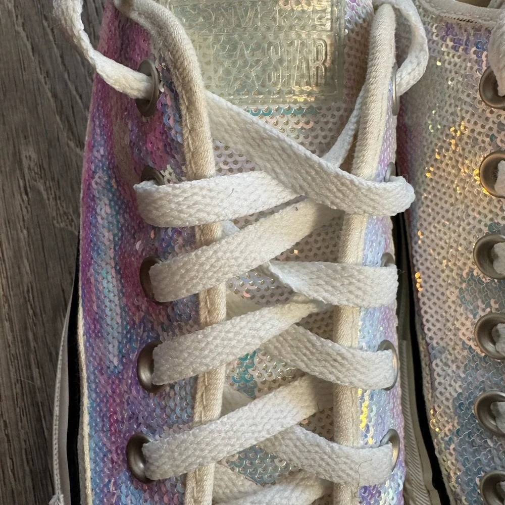 Converse Platform sequin sneaks - Picture 3 of 9